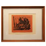 Isidro Ocampo, Untitled, Xilografía sin número de tiraje