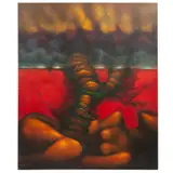 Mario Orozco Rivera, Madre de amor, 1986, Acrílico sobre tela