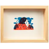 Pamela Medina, Abrazo tres, Serigrafía 3 / 9
