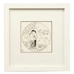 Daniel Berman, Sin título, 2018, Tinta sobre papel