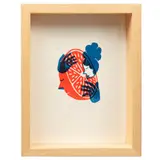 Pamela Medina, Abrazo uno, Serigrafía 3 / 9