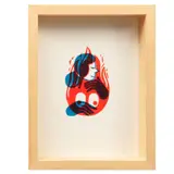 Pamela Medina, Abrazo dos, Serigrafía 3 / 9