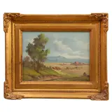 Eustaquio, Paisaje, Óleo sobre tela