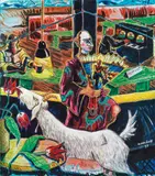 Jörg Immendorff, Auktion 401, Los 190, 1993, Acryl auf Leinwand