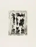 Henry Moore, Auktion 404, Los 750, 1973, Lithografie auf ARCHES FRANCE (Wasserzeichen)