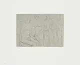 Henry Moore, Group of figures, 1974, Farblithografie auf BFK RIVES (Wasserzeichen)
