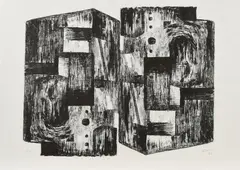 Henry Moore, Square forms, 1963, Lithografie auf Japan