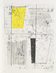 Barbara Hepworth, Three forms assembling, Farblithografie auf BFK RIVES (Wasserzeichen)