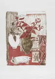 Erich Heckel, Stillleben, 1965, Lithografie auf Japan