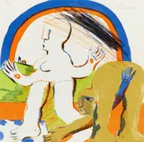 Horst Antes, Aus: "Offsets", 1966, Offsetlithografie auf Offsetkarton