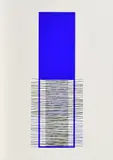 Ohne Titel (aus: "Caroni") by Jesús Rafael Soto, Farbserigrafie auf Karton, sold Sep 2018