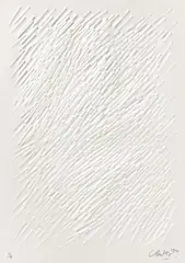 Günther Uecker, Auktion 404, Los 865, 1994, Prägedruck auf Büttenkarton