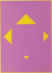 Ohne Titel by Max Bill, 1961, Farbserigrafie auf leichtem Papier, sold Mar 2018