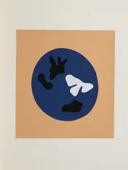 Ohne Titel by Jean Arp, Farbserigrafie auf J PERRIGOT ARCHES SPECIAL MBM (FRANCE) (Wasserzeichen), sold Mar 2018