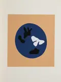 Jean Arp, Ohne Titel, Farbserigrafie auf J PERRIGOT ARCHES SPECIAL MBM (FRANCE) (Wasserzeichen)