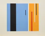 Friedrich Vordemberge-Gildewart, Ohne Titel, 1958, Farblithografie auf Velin