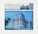 Auktion 404, Los 584 by Christo, 1994, Farboffset auf leichtem Karton, sold Dec 2017