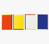 Imi Knoebel, Auktion 404, Los 692 A, 1994, Jeweils: vier Siebdrucke auf Karton