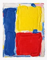 Auktion 404, Los 567 by Bram Bogart, 2004, Farbige Aquagravure und Prägedruck auf handgeschöpftem Büttenkarton, sold Dec 2017
