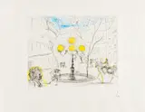 Auktion 404, Los 432 by Salvador Dalí, 1970/71, Kolorierte Kaltnadelradierung auf Japan, sold Dec 2017