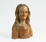 Rheinland, Auktion 407, Los 551, Weichholz. Farbig gefasst. Fassung bestoßen. Maße: 44cm