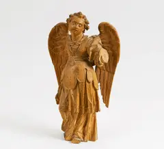 Auktion 407, Los 550 by Süddeutscher Meister, Lindenholz. Fragment. Ungefasst. Maße: Jeweils 45cm, sold Jan 2018