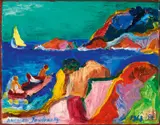 Andreas Jawlensky, Auktion 404, Los 462, 1968, Öl auf Karton