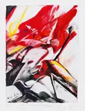 Auktion 404, Los 636 by Karl Otto Götz, 2003, Farbige Offsetlithografie auf leichtem Karton, sold Dec 2017