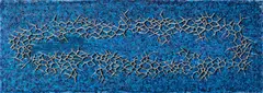 Mary Bauermeister, Auktion 401, Los 129, 1959, Mischtechnik auf Leinwand