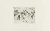 Erich Heckel, Auktion 414, Los 448, 1916, Kaltnadelradierung auf leichtem Karton