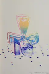 Andy Warhol, Committee 2000, 1982, Farbserigrafie auf Lenox Museumskarton