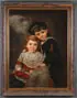 Portrait of Brother and Sister by British School, Oil on canvas, offered Sep 2014