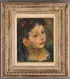 Robert Phillip, Portrait of a Young Girl, Oil on canvas