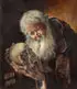 A Monk Holding a Skull by German School, Oil on board, offered Sep 2014