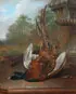 Joannes Esman, Still Life with Pheasant and Gun, Oil on canvas