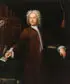 British School, Interior Portrait of a Gentleman Waist Up Writing a Letter, Oil on canvas
