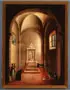 François Marius Granet, Church Interiors, Oil on canvas