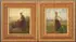B. Makovics, A Pair of Dutch Style Landscapes with Young Girls, Oil on canvas