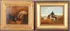 Terriers Ratting and Terriers Rabbiting by George Armfield, Oil on canvas, offered Apr 2014