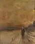 Returning from Market by Dutch School, Oil on canvas, offered Apr 2014