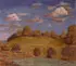 Gottfried Rasp, Summer Landscape, Oil on wood panel