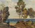 Earl North, Straits of Mackinaw and St. Helene, Oil on canvas
