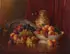 Anton Raufer-Redtwitz, Still Life with Fruit, Oil on canvas laid down