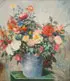Floral Still Life by American School, Oil on canvas, offered Apr 2014