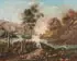 Naïve Landscape by American School, Oil on canvas, offered Apr 2014