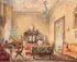Italian School, Interior Scene, Watercolor