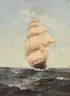 A Sailing Ship by American School, Oil on canvas, offered Apr 2014