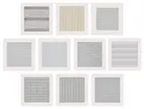 Agnes Martin, Paintings and Drawings 1974-1990, 1991, The complete set of ten lithographs in colours, on firm transparency paper, the full sheets loose (as issued), with texts, all contained in the original grey card portfolio with printed uppers, in the original sealed clear plastic packaging