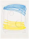 Barbara Hepworth, Moonplay, 1972, Lithograph in colours, on wove paper, with full margins