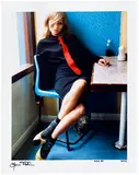 Mario Testino, Kate in Blue Cafe, 2005, Chromogenic print, on Fuji Crystal Archive paper, with full margins